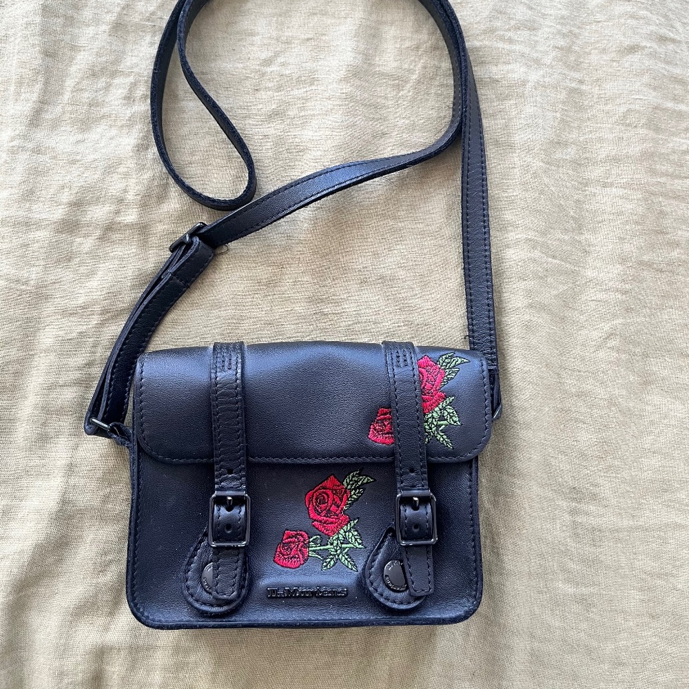 Dr. Martens Embroidered Floral Purse